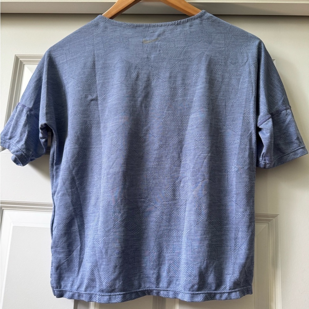 Nike Dri-FIT Heathered Blue Tee - Picture 2 of 3